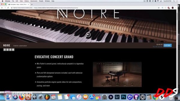 Noire - Native Instruments Kontakt Piano Library! + Beat Making