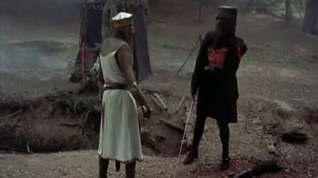 Monty Python and the Holy Grail - Battle with the Black Knight Redubbed смотреть онлайн