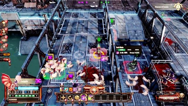 TYRANIDS vs NECRONS • Warhammer 40,000: Battlesector • Epic Gameplay HD смотреть онлайн