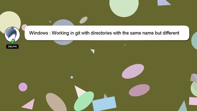 Windows : Working in git with directories with the same name but different case in Windows смотреть онлайн