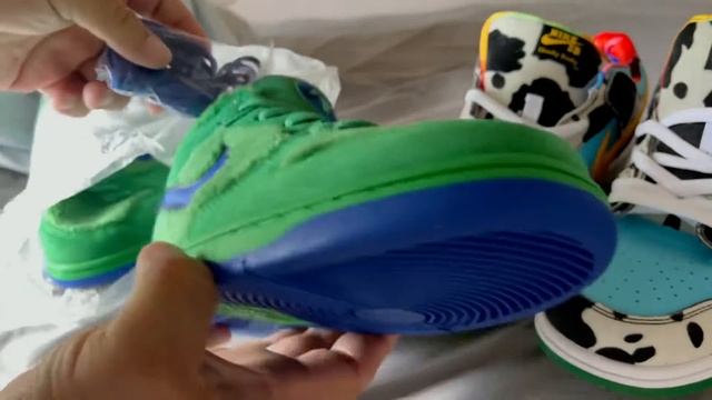 Unboxing Chunky Dunky Nike SB & Grateful Dead Nike SB DHGate смотреть онлайн