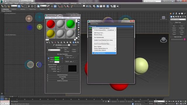 3D Max. Урок №20. Редактор материалов. Compact Material Editor. смотреть онлайн