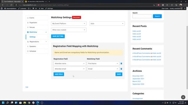 How to Matches Attribute with Mailchimp Frontend | Mailchimp WordPress смотреть онлайн