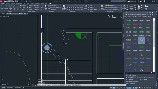 Plan D'Electricite d'une maison Sur AutoCAD : Partie 2 смотреть онлайн