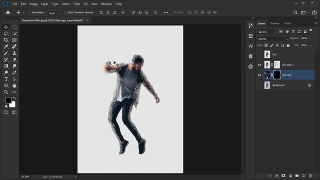 Easy Dispersion Effect In Photoshop For Beginners смотреть онлайн