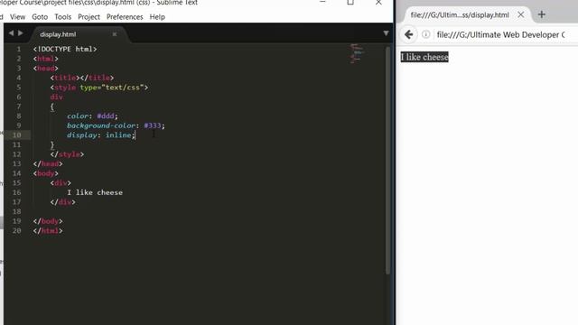 13 CSS Display смотреть онлайн