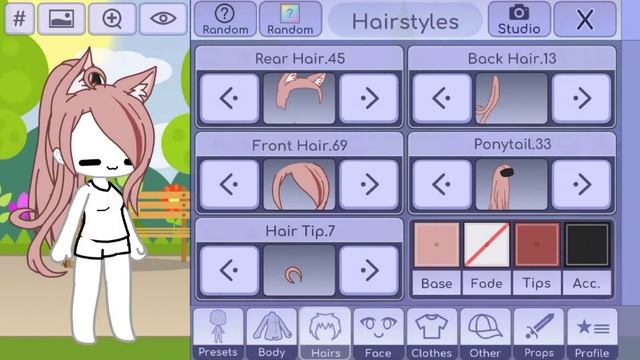 Прически для девочек?|Gacha life| смотреть онлайн
