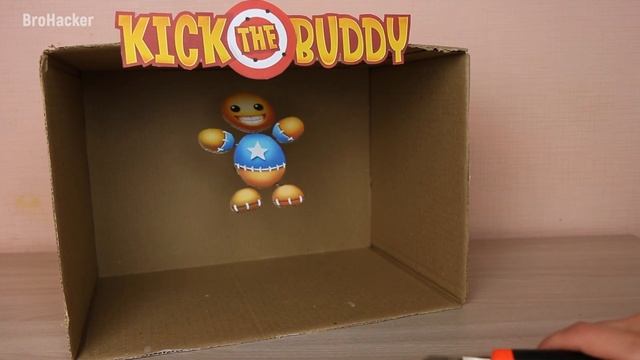 Kick the buddy in Real life 2 - How to Make Cardboard Game смотреть онлайн
