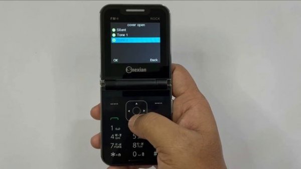 Affordable Flip Keypad mobile like IPhone | Snexian Rock Z Flip Phone