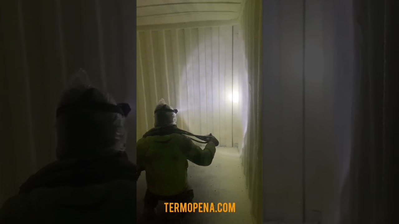 Пример: Как утеплить контейнер пенополиуретаном ППУ | Работаем по Нижнему Новгороду + 300 км. смотреть онлайн