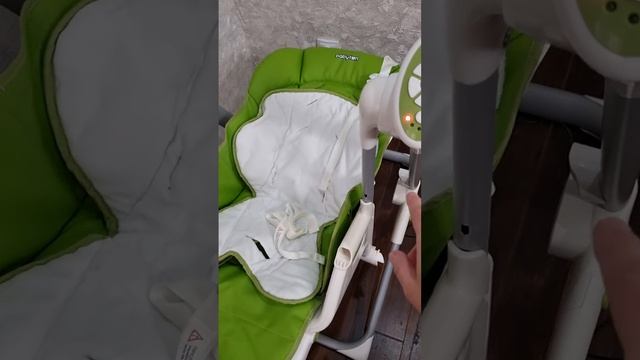 Стульчик- качели детский Babyton 2 в 1 с пультом смотреть онлайн