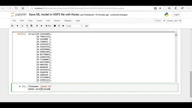 How to save ML model using Keras | Save Keras model | Technique 5 | Data Magic смотреть онлайн