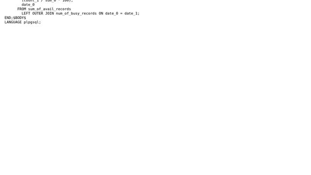 Databases: Conditional WHERE in plpgsql function смотреть онлайн