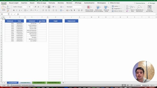 Créer un calendrier dynamique #1 - Tuto Excel смотреть онлайн