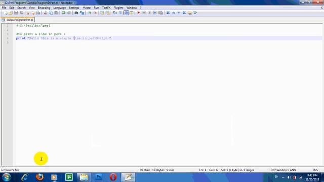 Beginning with perl - a small program смотреть онлайн