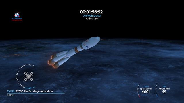 Ракета «Союз-2.1б» с 36 космическими аппаратами OneWeb стартовала с Байконура