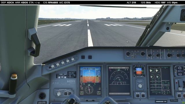 [MSFS] FlightSim Studios Embraer E-175 American Eagle | Washington To Boston | Full Flight & Review