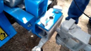 Прицеп к мотоблоку НЕВА с рулевым червячным механизмом своими руками