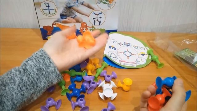 Липучий Конструктор- присоска SIBELLY. Распаковка. смотреть онлайн