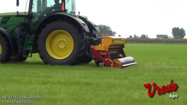 VREDO Восстановление лугов сеялками Vredo, подсев трав, озеленение NoTill техника луговодства