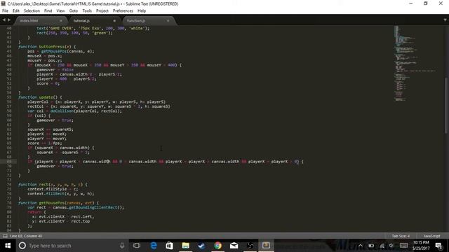 How to make your first HTML/JavaScript Game! 5 - Finishing up the game смотреть онлайн