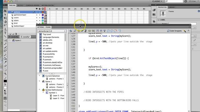 Creating the Flappy Bird Game in Flash and exporting them in Android or iOS 5/6 смотреть онлайн
