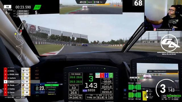 Apex Online Racing Season XV - Round 6 - Suzuka - Gresim Argonauts - ACC смотреть онлайн