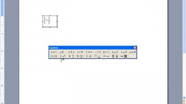 Microsoft Word-Equation 3.0 Tutorial