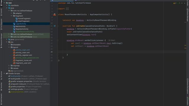 [ KOTLIN ] RESET PASSWORD DENGAN FIREBASE DI KOTLIN смотреть онлайн