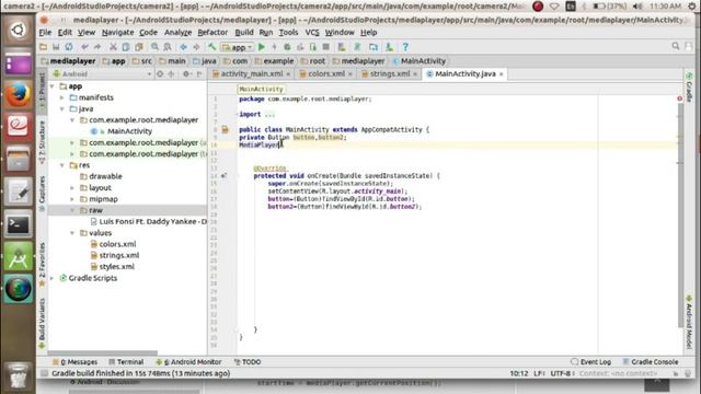 music player in android studio смотреть онлайн