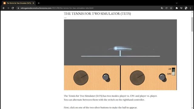 Tennis for Two (Computer Tennis) 1958 [USA]HD смотреть онлайн
