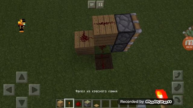 Как сделать двери из липкого поршня в Minecraft PE смотреть онлайн