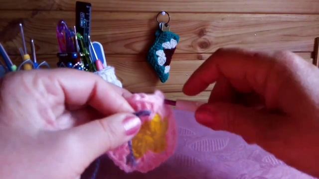 ЧЕХОЛ ДЛЯ КЛЮЧЕЙ "Сапожок'' МК.#вяжемкрючком смотреть онлайн