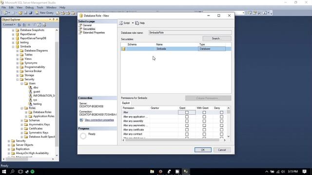 Microsoft SQL Server 2014 Basic Security (User, Autentifikasi, Role) смотреть онлайн