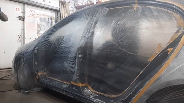 Грунтование и Покраска, дверных проемов и зад крылья.