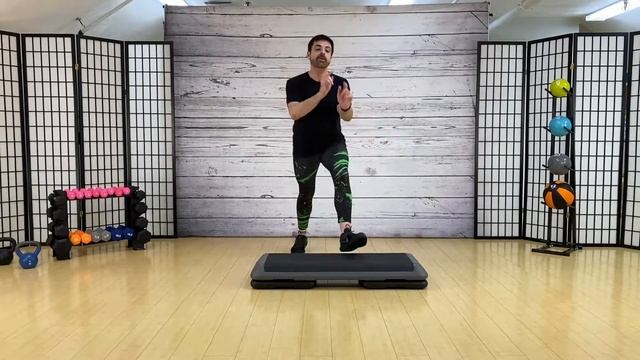 Intermediate To Advanced Step Aerobic Workout - Steven SanSoucie SS Fit Studio