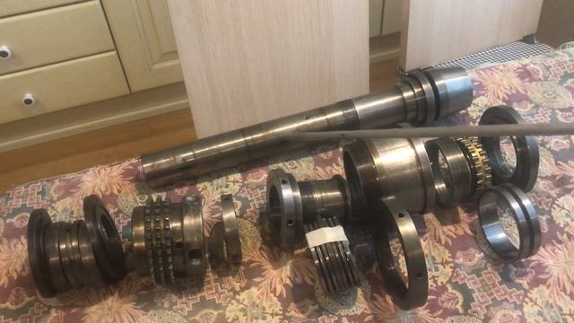 Конструкция горизонтального шпинделя фрезерного станка ДУПЛЕКС 58 смотреть онлайн