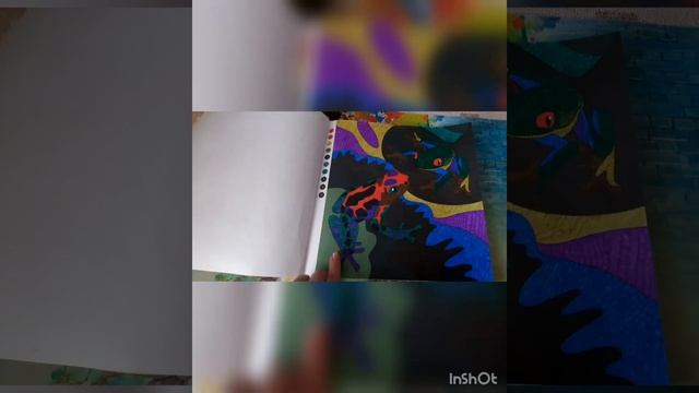 Листаю законченные раскраски от Цветовой квест: Coloristic и Единороги. смотреть онлайн