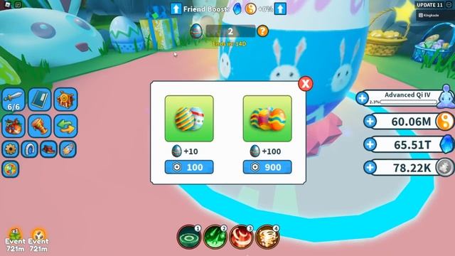 How To Get Easter Eggs [Weapon Fighting Simulator] смотреть онлайн