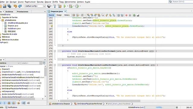 Proyecto de ordenamiento de datos desde txt y arboles binarios смотреть онлайн