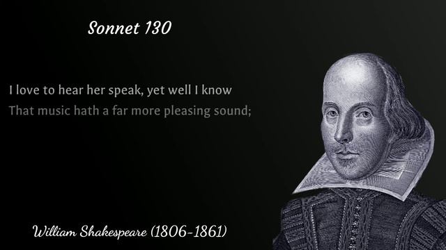 Sonnet 130 - William Shakespeare смотреть онлайн