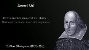 Sonnet 130 - William Shakespeare