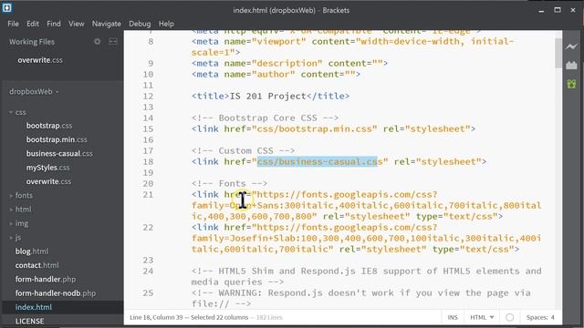 Overwriting Bootstrap Styles смотреть онлайн