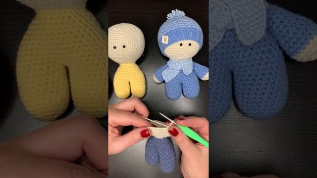 Вяжем голову пупса Йо-Йо. смотреть онлайн