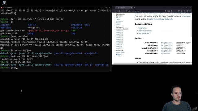 Setup Java 01b: Linux смотреть онлайн