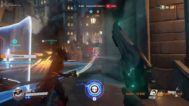 Overwatch. Mccree + Zenyatta на Кингсроу (ownage) смотреть онлайн