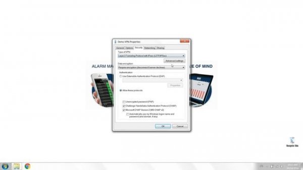 Windows 7 - L2TP/IPSec Client Setup