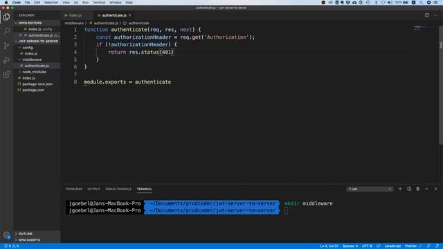JWT server to server communication #2 | JSON Web Tokens смотреть онлайн