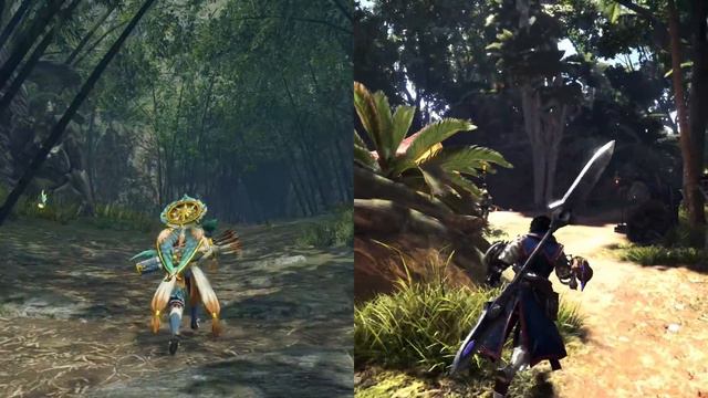 Monster Hunter RISE Vs WORLD Graphics Comparison