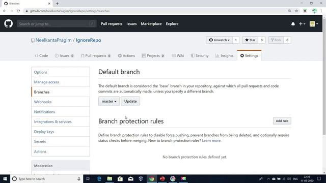 Understanding git default branch смотреть онлайн